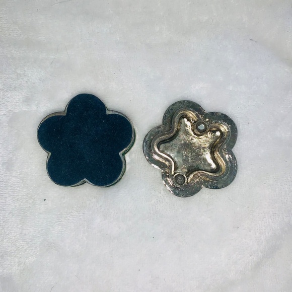 Emerald Green Enamel Trinket Box - Picture 4 of 5